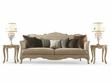 TIMELESS 3060 - 3 seater fabric sofa by SCAPPINI & C - view 2